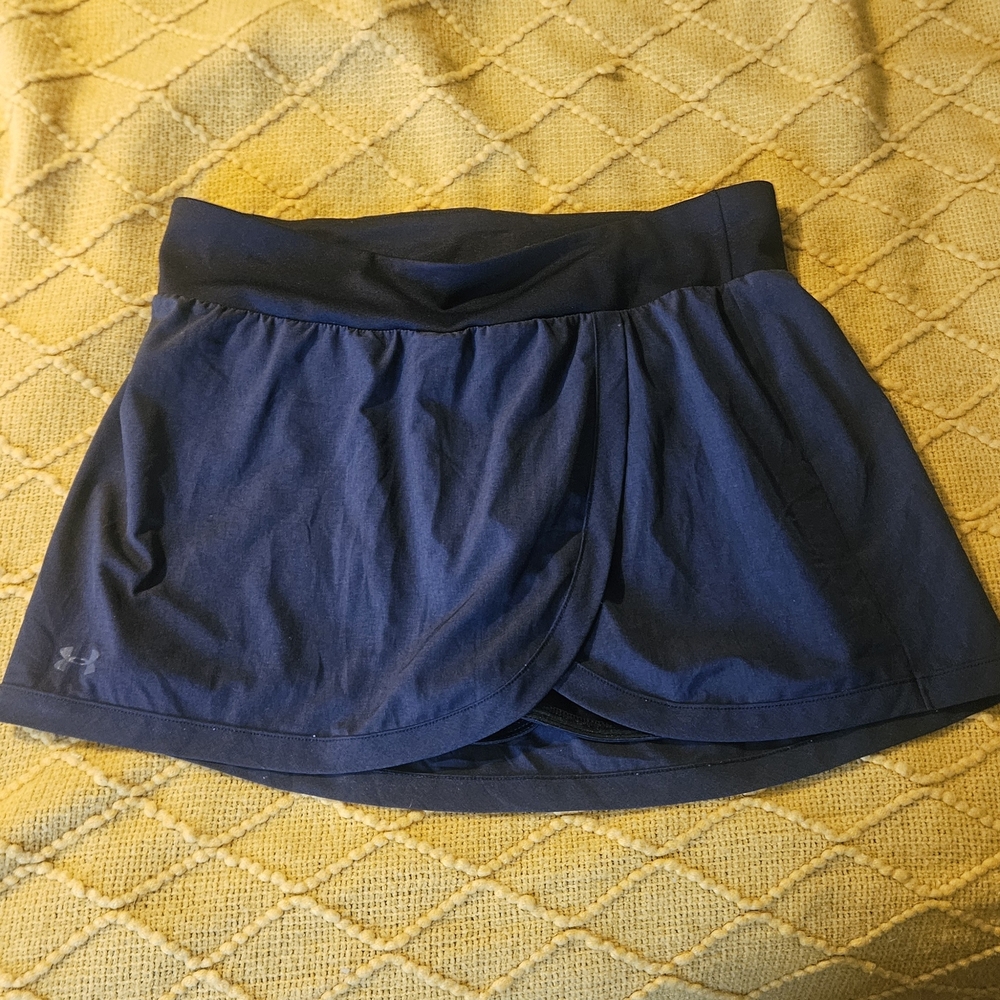 Under Armour Navy Athletic Skort with Wide Waistband
